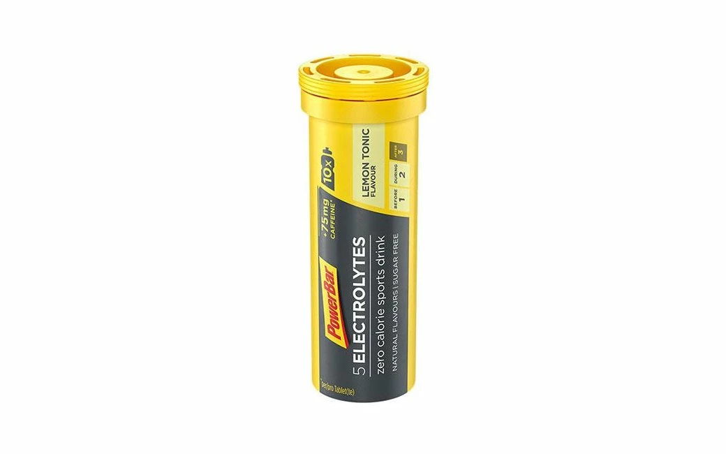 Boissons POWER BAR 5Electrolytes - Citron Vert (Caféine) - 21
