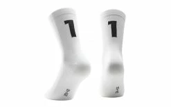 Chaussettes ASSOS Poker Socks "1" Blanc