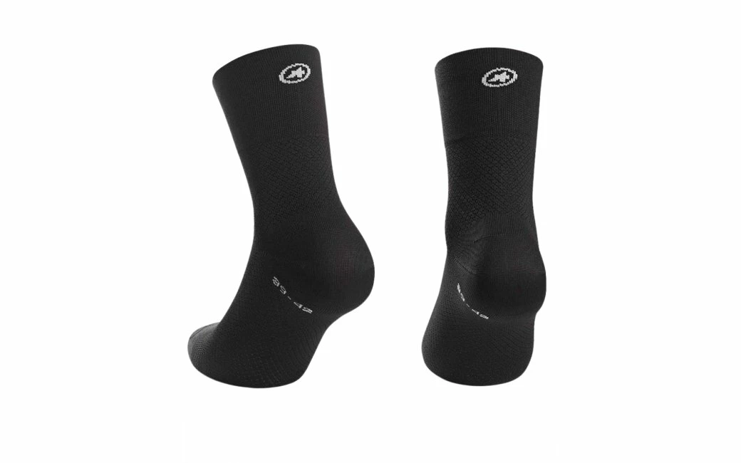Chaussettes Vélo été Assos GT BlackSeries II Noir