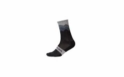 CHAUSSETTES VELO ÉTÉ ENDURA JAGGED NOIR/GRIS
