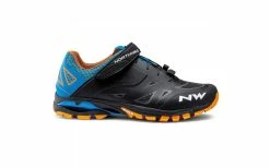 Chaussures VTT Northwave Spider 2 Noir/Bleu/Orange - 2021