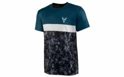 Maillot Manches Courtes ANIMOZ Wild Bleu