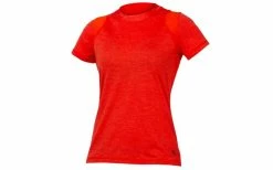 Maillot Manches Courtes Femme ENDURA SingleTrack Paprika