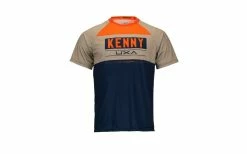 Maillot Manches Courtes KENNY Charger Navy/Orange