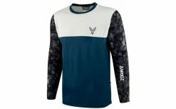 Maillot Manches Longues ANIMOZ Wild Bleu