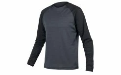 Maillot Manches Longues ENDURA SingleTrack Polaire Noir