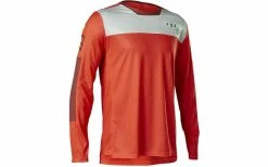 Maillot Manches Longues FOX Defend LS Jersey Moth Rouge