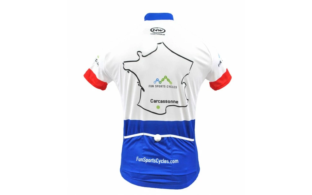 Maillot Vélo été Fun Sports Cycles Cité Carcassonne – Image 2