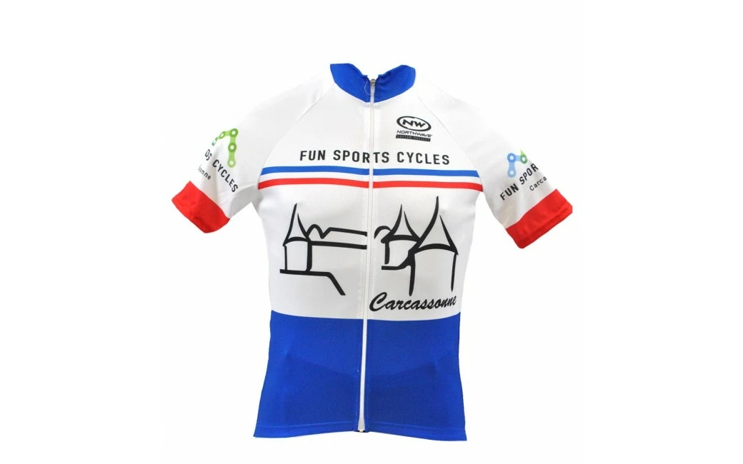 Maillot Vélo été Fun Sports Cycles Cité Carcassonne