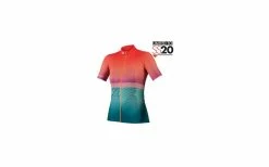 Maillot Vélo Femme Endura Lignes Corail/bleu LTD