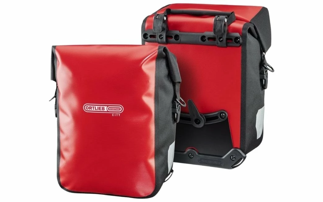 Paire De Sacoches De Voyage Ortlieb Sport-Roller City Rouge 2x12.5L - 2021